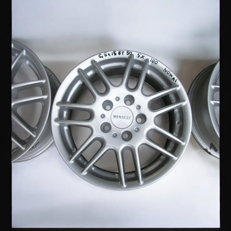 1x Alufelge 15 Zoll 6.5" 5x100 50ET Glanz Silber 7701410819 Renault Rim Wheel FEL3101422046qn