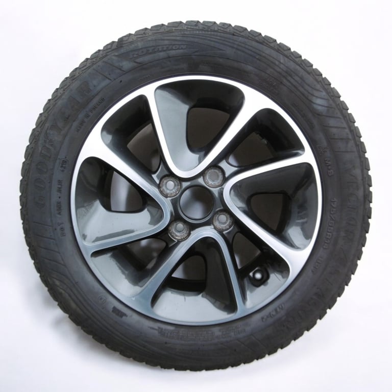 1x Alufelge 14 Zoll 5.5" 5x100 47ET 52910B9500 Hyundai I10 Rim Wheel