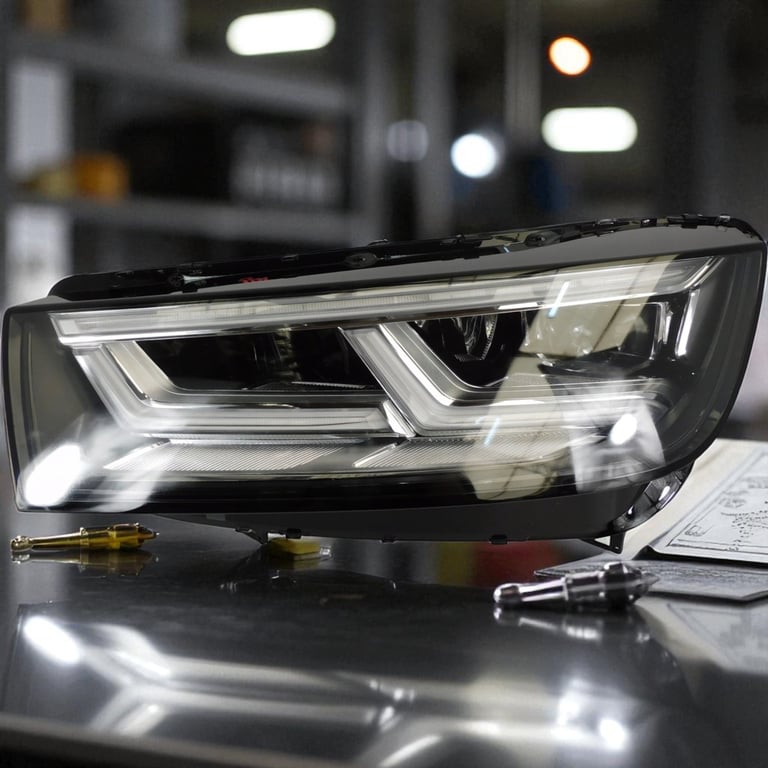 Frontscheinwerfer Audi Q5 80A941783F Links Scheinwerfer Headlight