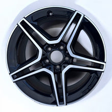 Laden Sie das Bild in den Galerie-Viewer, 1x Alufelge 18 Zoll 7.5&quot; 5x112 49ET Glanz Schwarz A1774011500 Mercedes-Benz W177