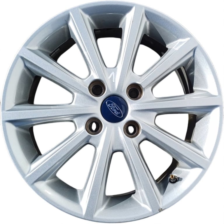 1x Alufelge 16 Zoll 6.5" 4x108 47 5ET H1BC-1007-B1A Ford Fiesta Rim Wheel FEL5345493681ns