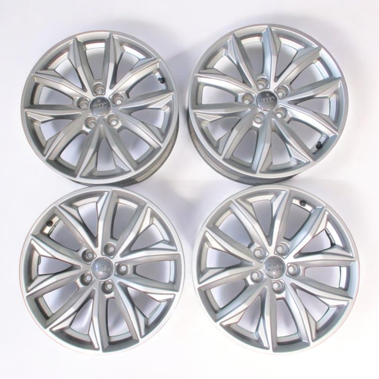 4x Alufelge 17 Zoll 7.0" 5x112 34ET Glanz Silber 80A601025 Audi Rim Wheel FEL6647091579cg