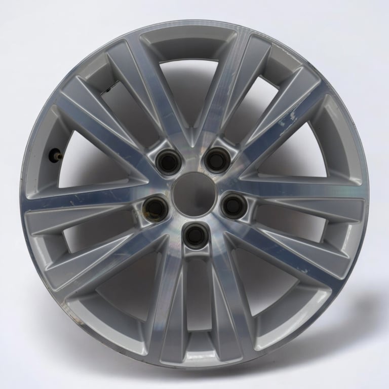 1x Alufelge 15 Zoll 6.0" 5x100 40ET Glanz Silber 6R0601025 VW Polo Rim Wheel FEL4051987350gl