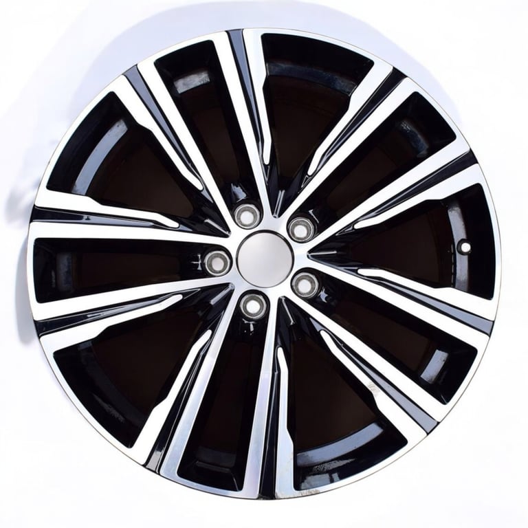 1x Alufelge 19 Zoll 7.5" 5x108 50 5ET Glanz Schwarz 32134530 Volvo Xc60 Ii