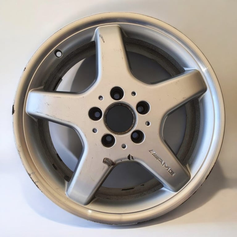1x Alufelge 17 Zoll 7.5" 5x112 A1704011302 Mercedes-Benz 170 Amg Rim Wheel