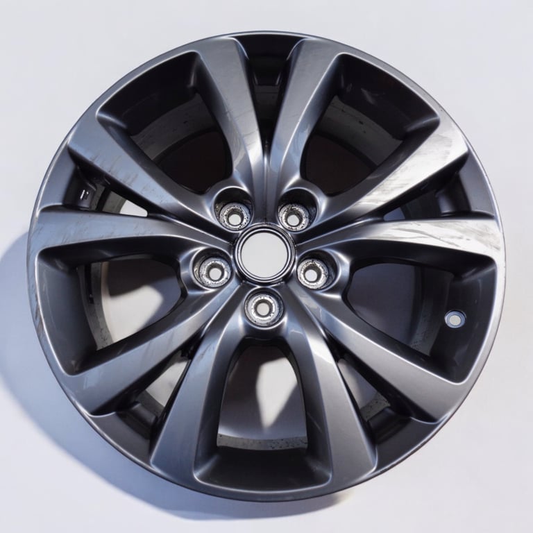 1x Alufelge 18 Zoll 7.0" 5x114.3 45ET Matt Silber 9965787080 Mazda Cx-30