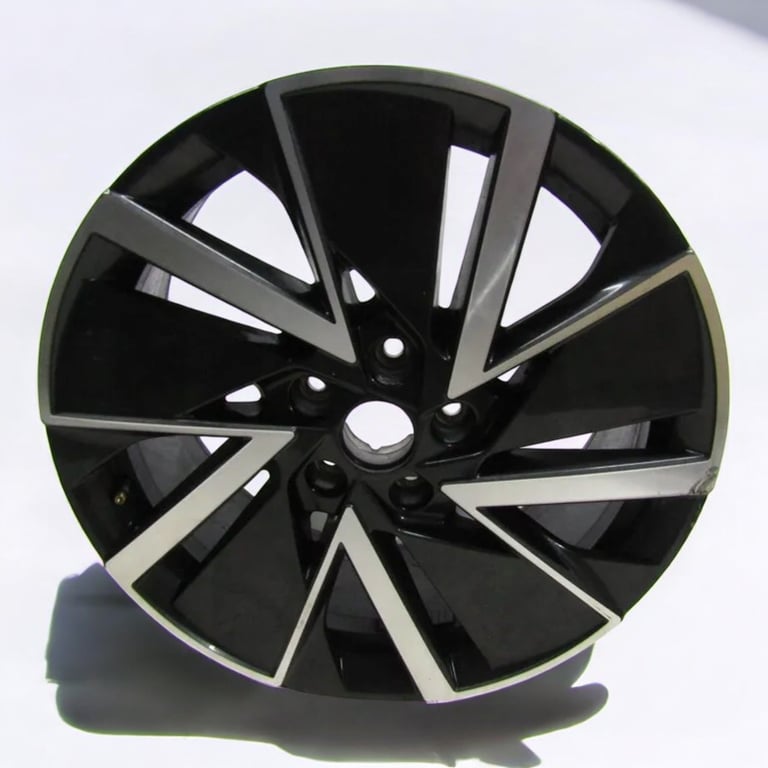 1x Alufelge 18 Zoll 7.5" 5x112 48ET Glanz Schwarz 5E3601025AD Mg Octavia 5e3 Iv FEL8389385144nz