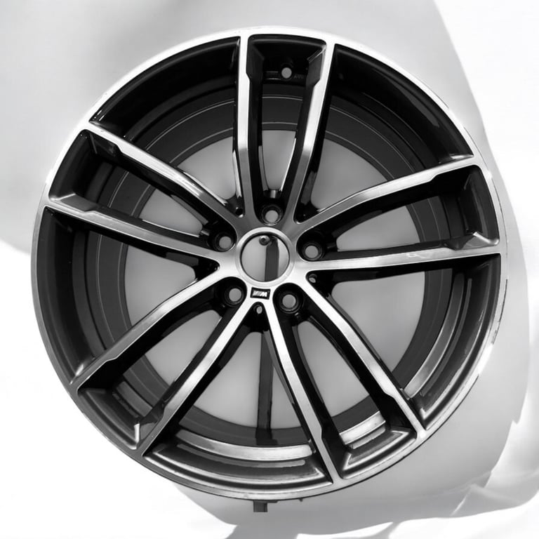 1x Alufelge 18 Zoll 8.0" 5x112 30ET Glanz Graphit 8093915 BMW 1 Mg Rim Wheel