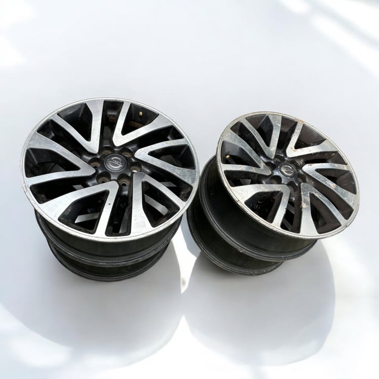 1x Alufelge 18 Zoll 7.0" 6x114.3 45ET Schwarz Nissan Pathfinder Np300 Navara D23