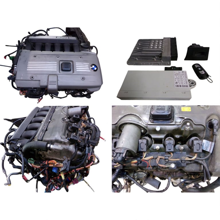 Motor Ac BMW 3 E90 7561817 134TKm Diesel Engine Unkomplett