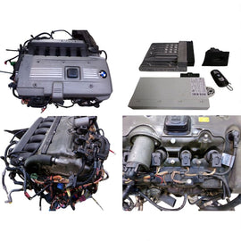 Motor Ac BMW 3 E90 7561817 134TKm Diesel Engine Unkomplett