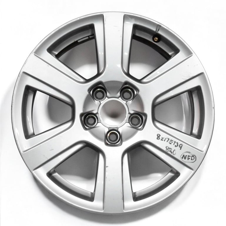 1x Alufelge 17 Zoll 8.0" 5x112 39ET Glanz Silber 8R0601025 Audi Q5 Rim Wheel FEL8898616118wz