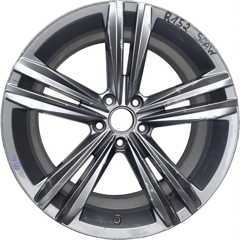 1x Alufelge 19 Zoll 8.5" 5x112 38ET 5NA601025E VW Tiguan Rim Wheel