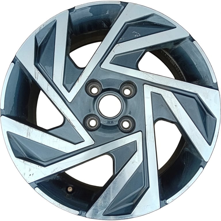 1x Alufelge 16 Zoll 6.0" 4x100 50ET Hyundai Rim Wheel