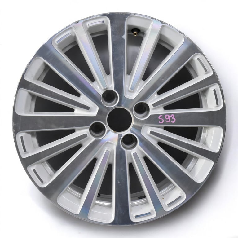1x Alufelge 16 Zoll 7.0" 4x100 37ET Glanz Silber 403007684R Renault Twingo Iii