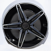 Laden Sie das Bild in den Galerie-Viewer, 1x Alufelge 18 Zoll 7.5&quot; 5x112 53ET Glanz Schwarz A2434011700 Mercedes-Benz Amg