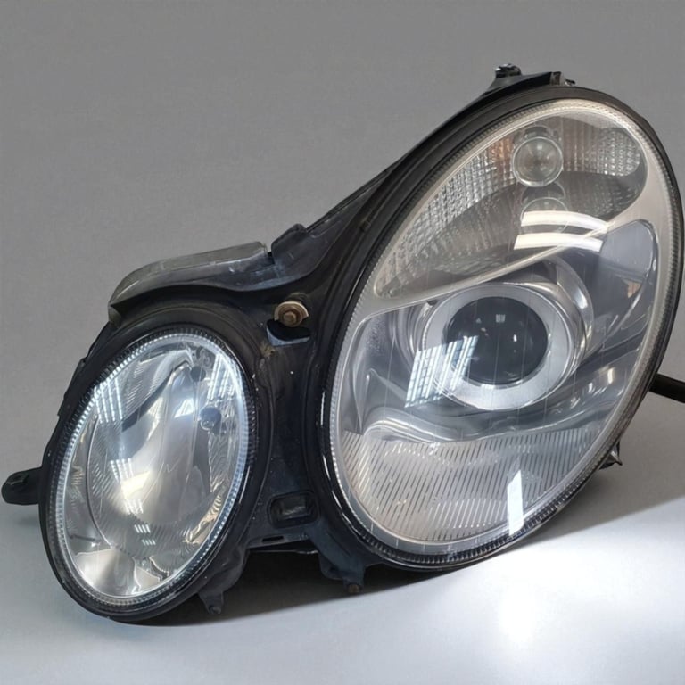 Frontscheinwerfer Mercedes-Benz W211 AWU15438 Links Scheinwerfer Headlight SCH1884722888fa