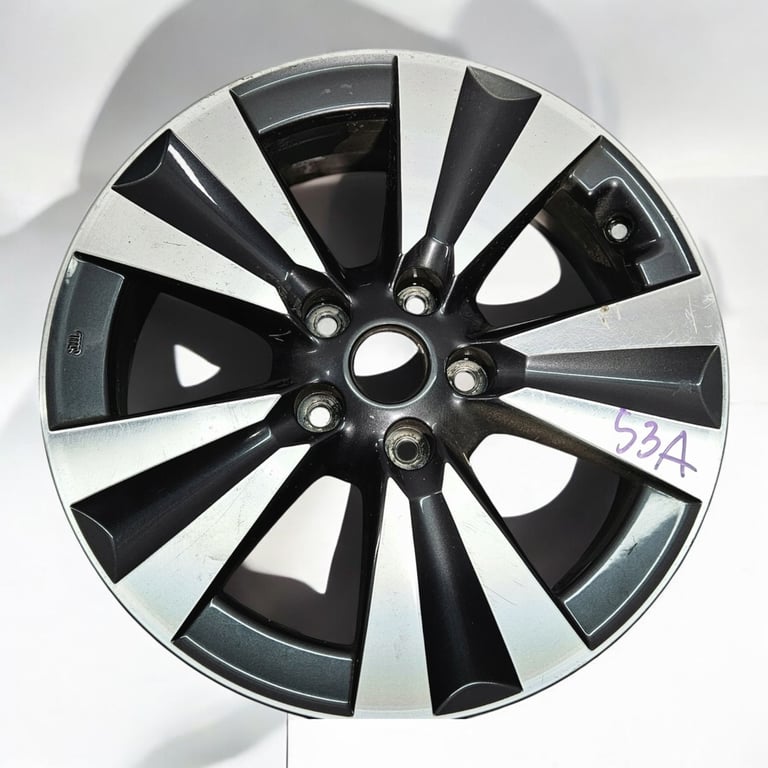 1x Alufelge 17 Zoll 6.5" 4x114.3 45ET Glanz N50701 Nissan Rim Wheel
