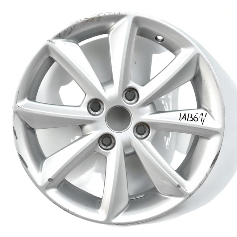 1x Alufelge 16 Zoll 6.5" 4x108 47 5ET H1BJ-1007-C1A Ford Fiesta Rim Wheel