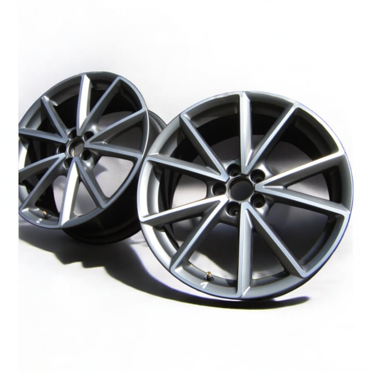 1x Alufelge 18 Zoll 7.5" 5x100 39ET Glanz Grau 8X0601025BP Audi A1 Rim Wheel FEL1002550599ov