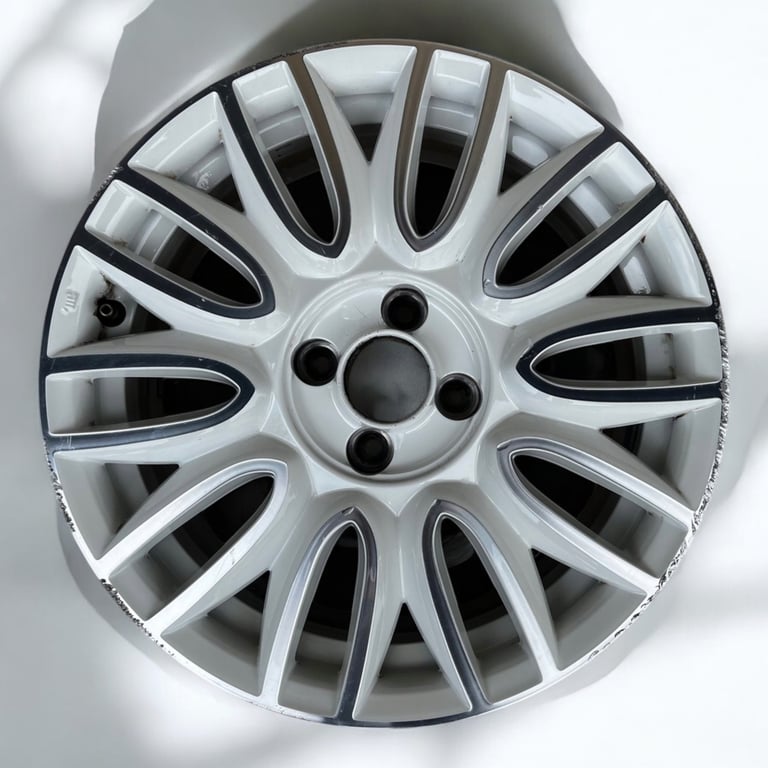 1x Alufelge 16 Zoll 6.5" 4x98 35ET Matt Graphit 51940830 Fiat 500 Mg Rim Wheel