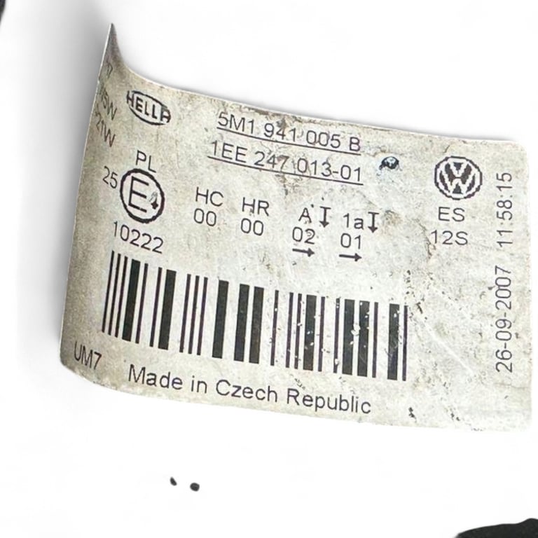 Frontscheinwerfer VW Golf Plus 5M1941005B Links Scheinwerfer Headlight SCH6098003526tm