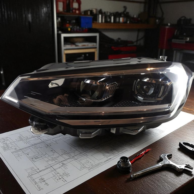 Frontscheinwerfer VW Golf Sportsvan 517941081 LED Links Scheinwerfer Headlight SCH6087626708nf