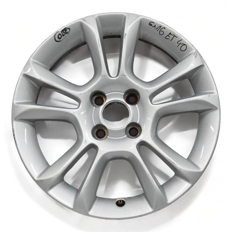 1x Alufelge 16 Zoll 6.0" 4x100 40ET Glanz Schwarz OP034 Opel Corsa D Rim Wheel FEL8470052848wp