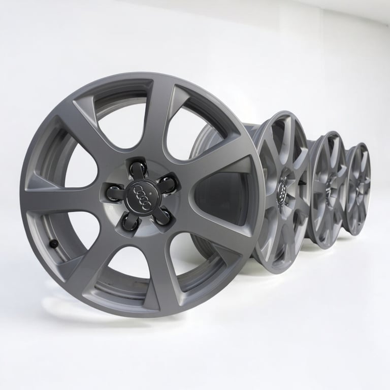 4x Alufelge 17 Zoll 7.0" 5x112 37ET Glanz Silber 8R0601025 Audi Rim Wheel FEL9468456430al
