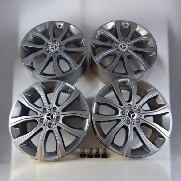 4x Alufelge 19 Zoll 8.0" 5x112 56ET A1664011500 Mercedes-Benz Gle W166 Rim Wheel FEL9096281856nv