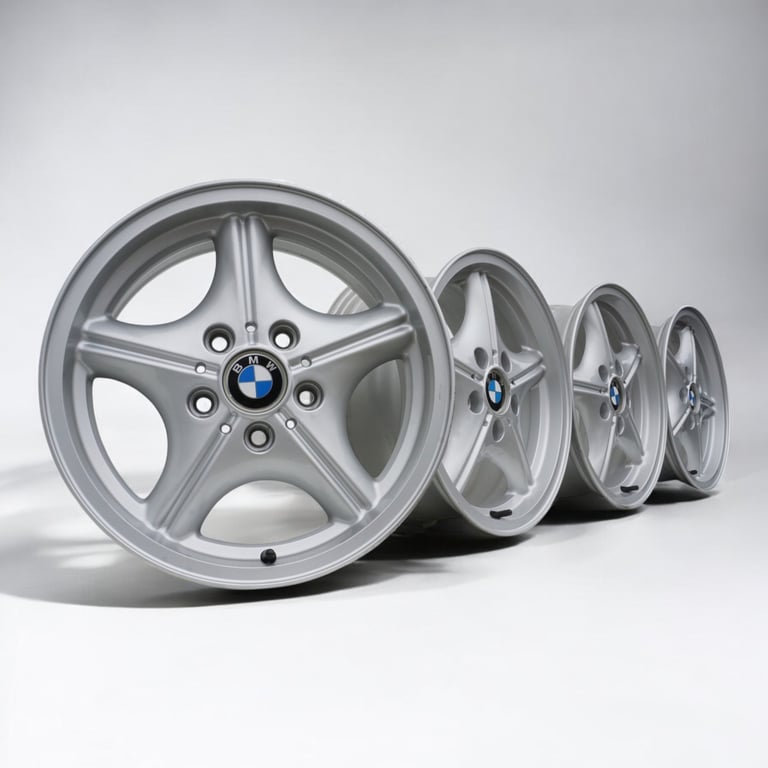 4x Alufelge 16 Zoll 7.0" 5x120 46ET 1092260 BMW Rim Wheel FEL2481880387ra