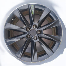 Laden Sie das Bild in den Galerie-Viewer, 1x Alufelge 17 Zoll 7.0&quot; 5x100 46ET Glanz Schwarz 5JJ601025 Skoda Fabia Rapid