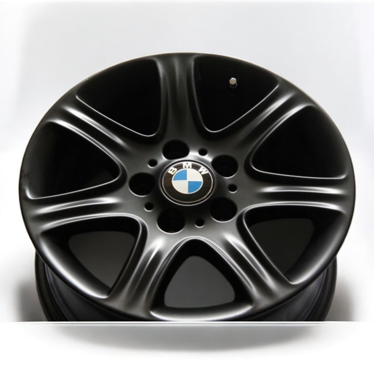 1x Alufelge 16 Zoll 7.0" 5x120 40ET Matt Schwarz 6796201 BMW 1 E87 F20 Rim Wheel