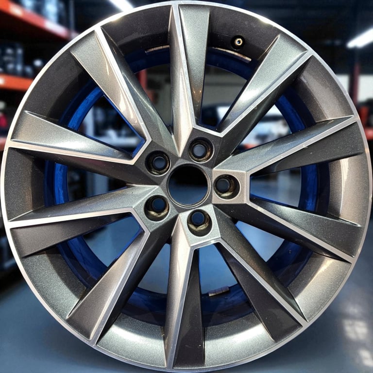 1x Alufelge 17 Zoll 7.0" 5x100 5JJ601025F Skoda Fabia Rapid Rim Wheel