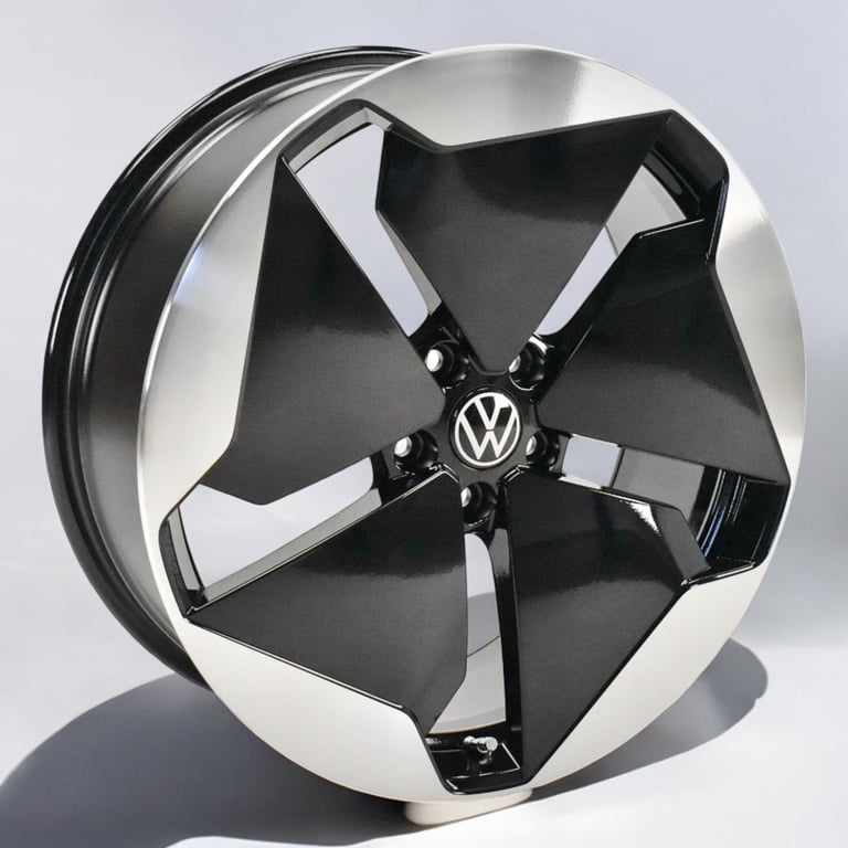 4x Alufelge 20 Zoll 7.5" 5x112 44ET Glanz Schwarz 10A601025B VW Id.3 Rim Wheel FEL8976937646tg