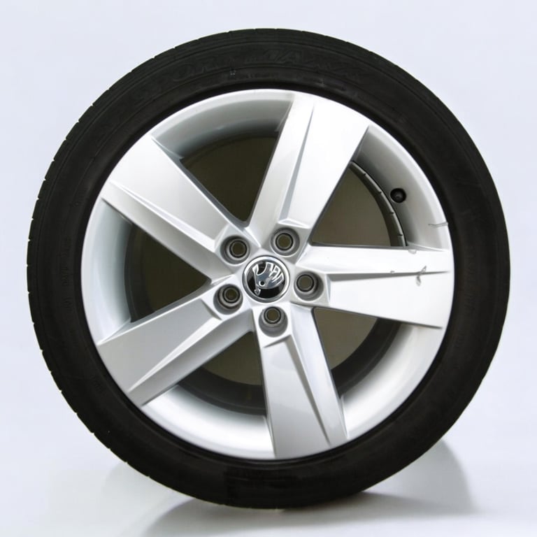 1x Alufelge 16 Zoll 7.0" 5x100 46ET 6V0601025B Skoda Fabia Iii Rim Wheel