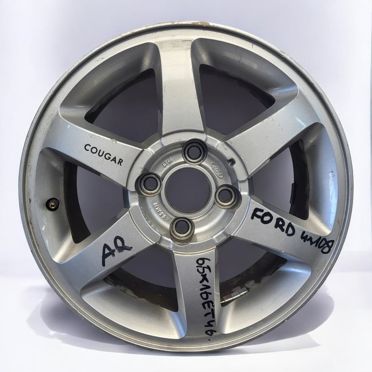 1x Alufelge 16 Zoll 6.5" 4x108 46ET Glanz Silber 98BG-FC MA-DAR81 Ford Cougar