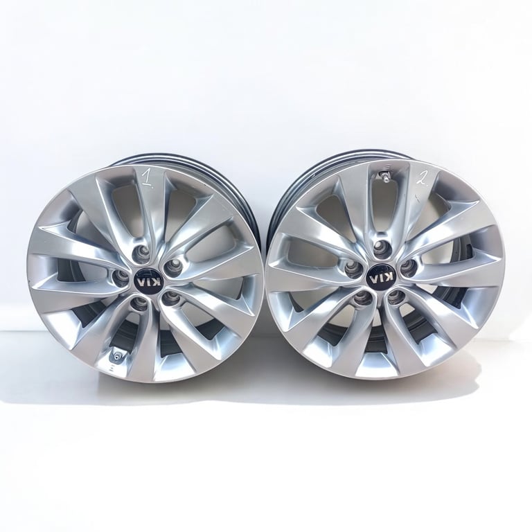1x Alufelge 17 Zoll 7.5" 5x114.3 52 5ET Glanz Graphit 52910-D4250 Kia Optima