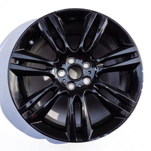Load image into Gallery viewer, 1x Alufelge 18 Zoll 7.5&quot; 5x108 46ET Glanz Schwarz GX73-1007-SA Jaguar Rim Wheel