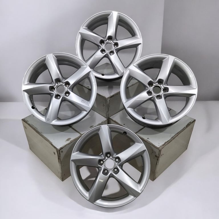 4x Alufelge 19 Zoll 7.5" 5x112 29ET Glanz Grau 4H0601025 Audi A8 Rim Wheel FEL7064501715mt