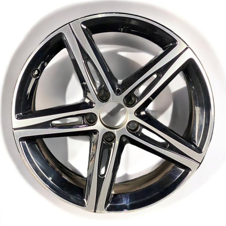 1x Alufelge 18 Zoll 7.5" 5x112 49ET Glanz Schwarz A1774010500 Mercedes-Benz W177 FEL6483986696pn