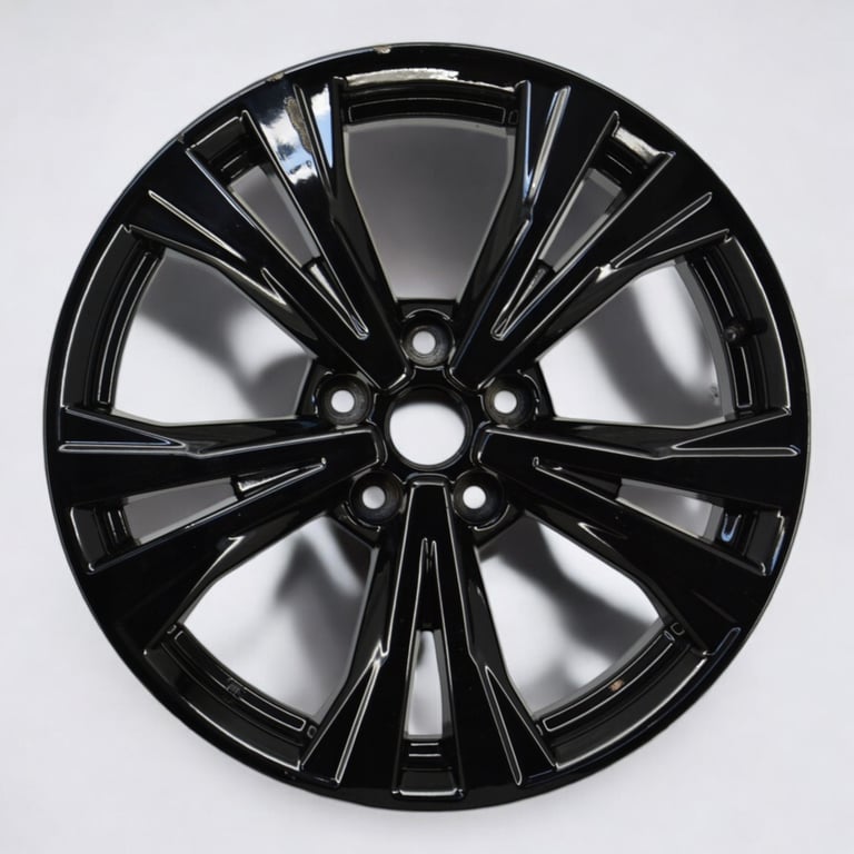 1x Alufelge 18 Zoll 7.0" 5x114.3 40ET Glanz Schwarz N8780110 Nissan 1 Rim Wheel