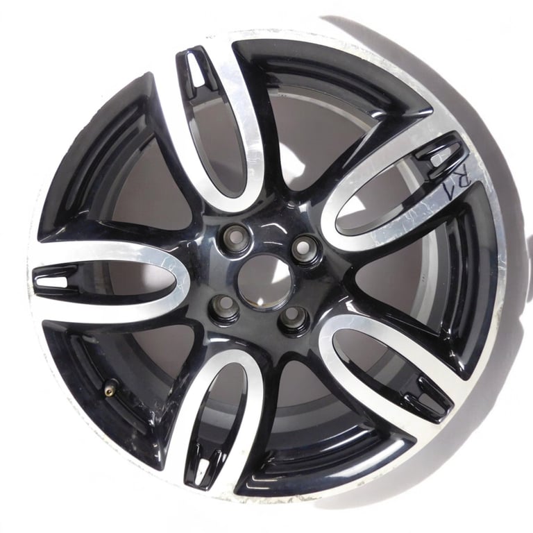 1x Alufelge 17 Zoll 7.0" 4x100 55ET Glanz Graphit 403009833 Renault Rim Wheel