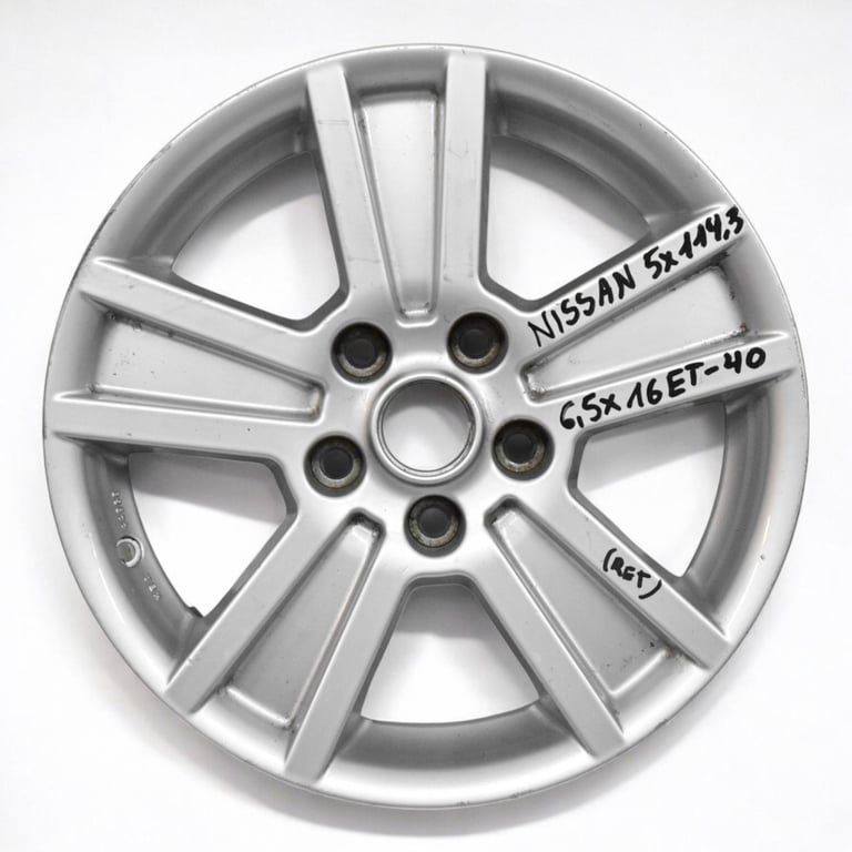 1x Alufelge 16 Zoll 6.5" 5x114.3 40ET KE4098-H356 Nissan X-Trail Rim Wheel