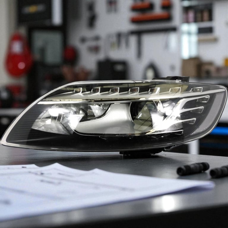 Frontscheinwerfer Audi Q7 4L0941003A LED Links Scheinwerfer Headlight