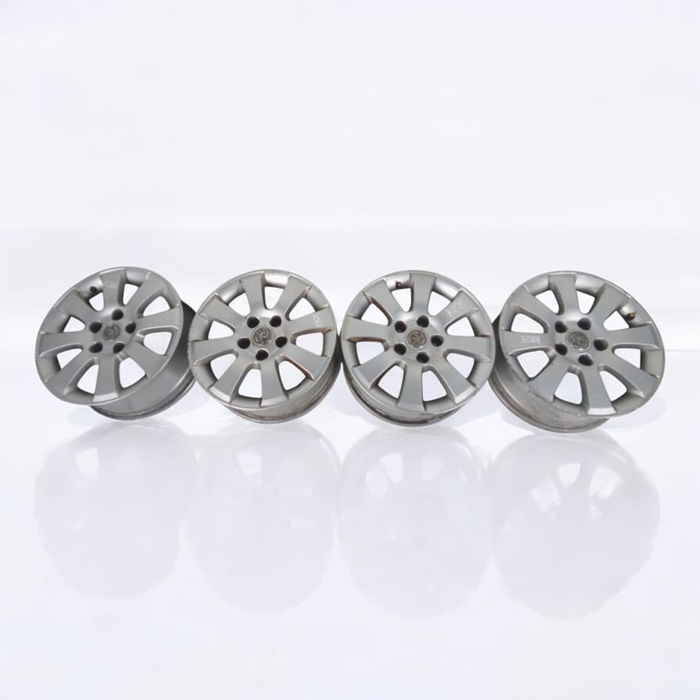 4x Alufelge 15 Zoll 6.5" 5x110 35ET 6762YH0FU Opel Astra H Rim Wheel