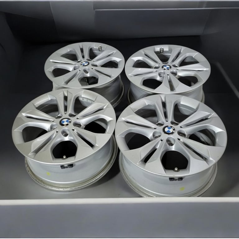 4x Alufelge 17 Zoll 7.5" 5x112 52ET Glanz Silber 6856065 BMW 4 Rim Wheel FEL3242381737nm