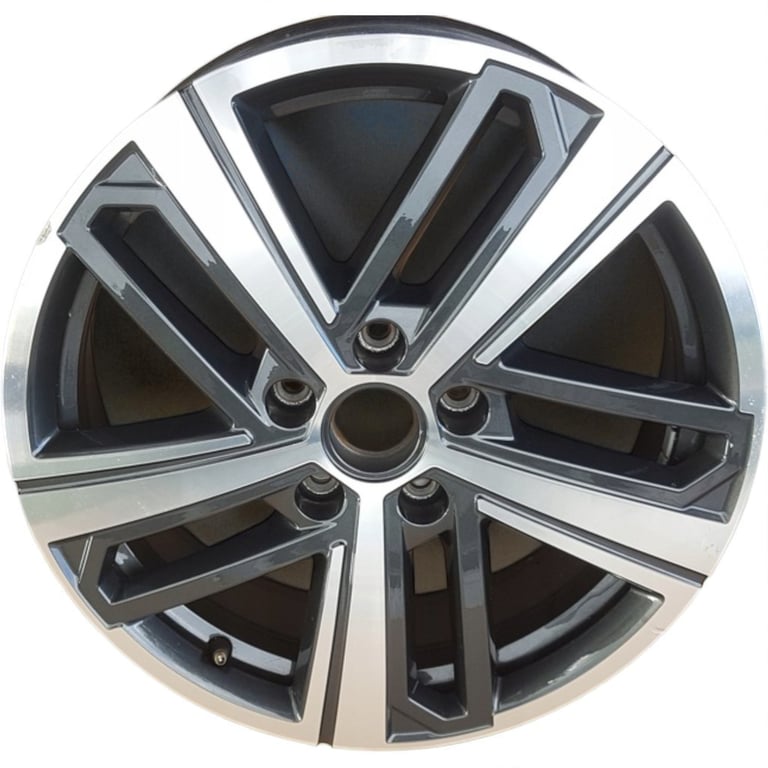 1x Alufelge 17 Zoll 6.5" 5x112 49ET 2K7601025C VW Caddy Rim Wheel FEL5901889370sw