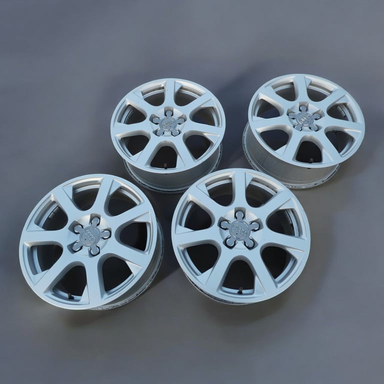 4x Alufelge 17 Zoll 7.0" 5x112 37ET Glanz Silber 8R0601025E Audi Rim Wheel FEL1650245957xe
