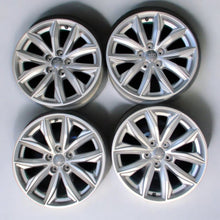 Laden Sie das Bild in den Galerie-Viewer, 4x Alufelge 17 Zoll 7.0" 5x112 34ET Glanz Silber 80A601025 Audi Rim Wheel FEL5332489454em